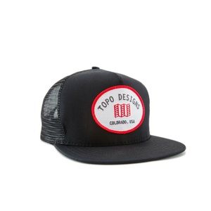 Topo Designs Snapback Hat - Black